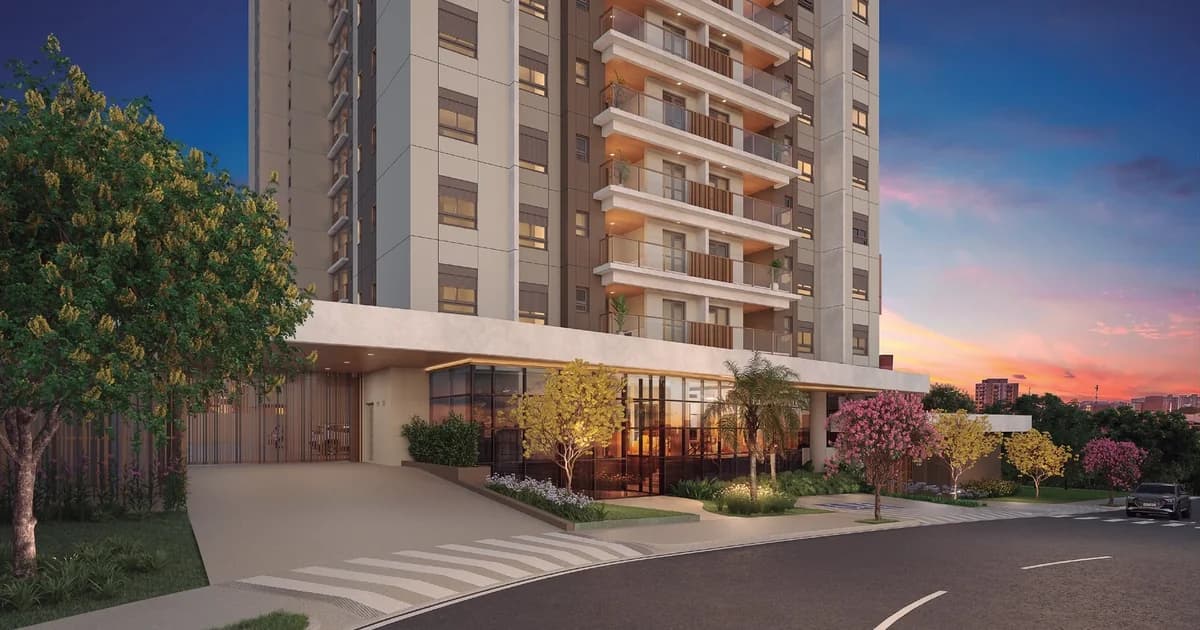 Apartamento na planta de 2 suítes, 74 m², 17º andar, no Cambuí Reserva da Mata — foto 1